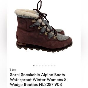 Sorel Alpine Boots in Brown and Gray
